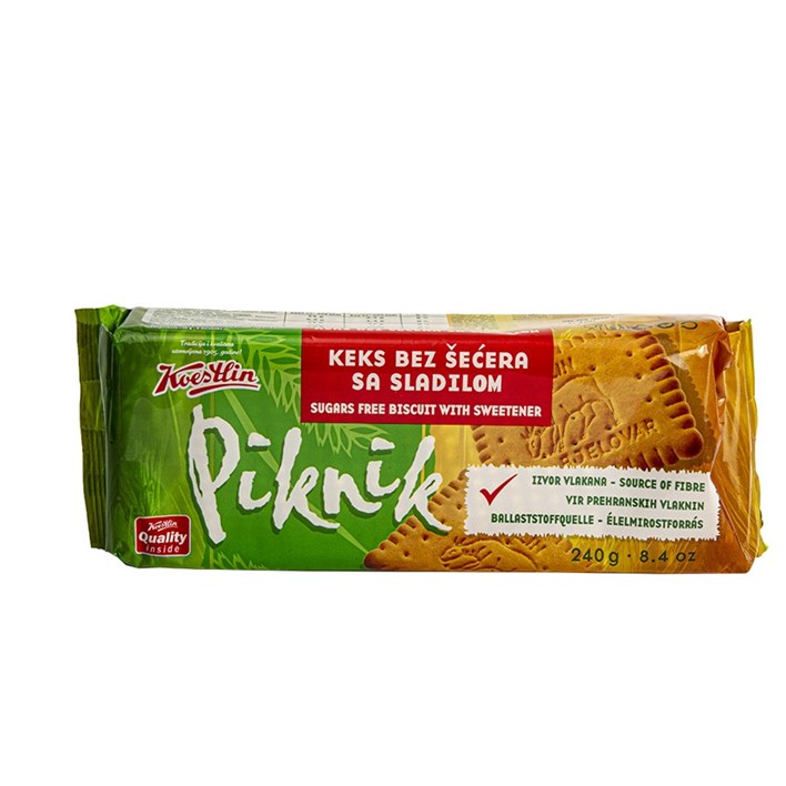 KEKS PIKNIK BEZ ŠEĆERA 240g SAPONIA