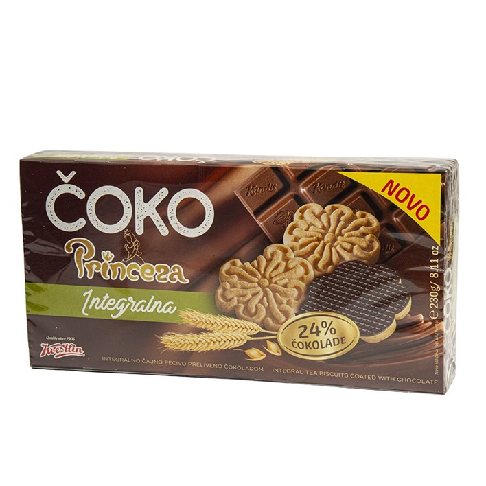 KEKS PRINCEZA ČOKO INTEGRALNA 230g SAPONIA