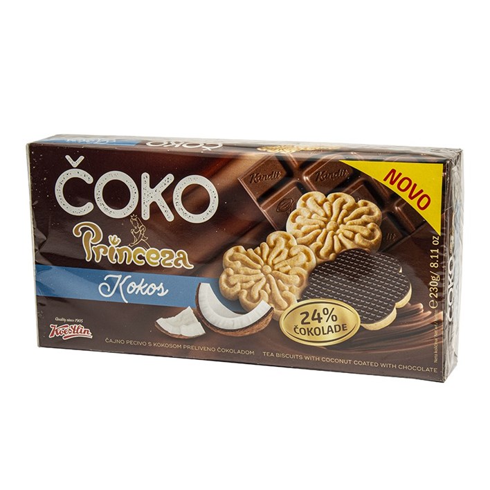 KEKS PRINCEZA ČOKO KOKOS 230g SAPONIA