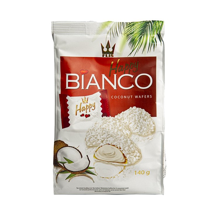 KEKS PUNJENI HAPPY BIANCO 140g DUPIN