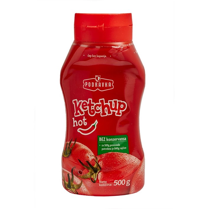 KETCHUP LJUTI 500g PODRAVKA