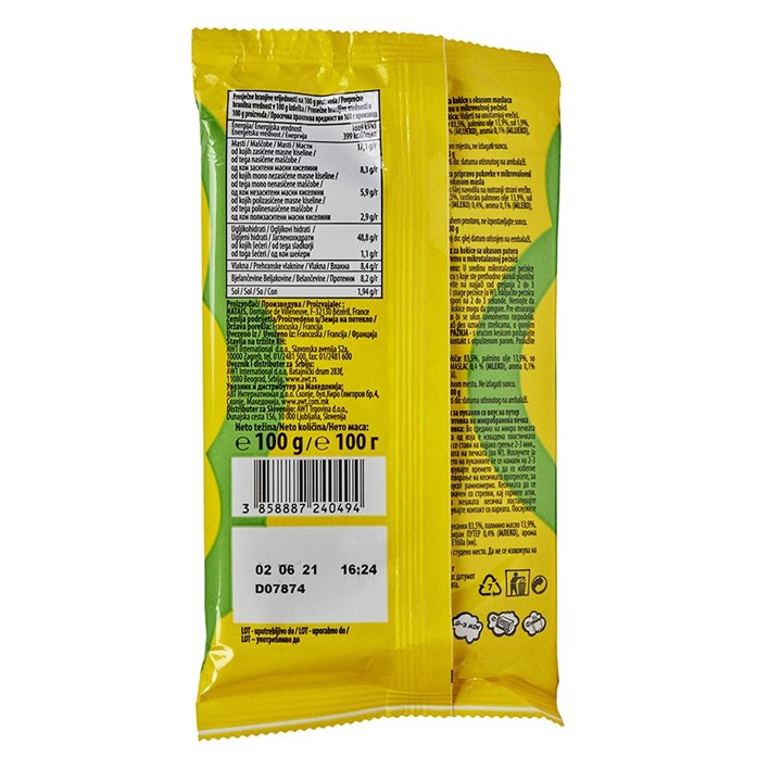 KOKICE POP CORN BUTTER 100g AWT