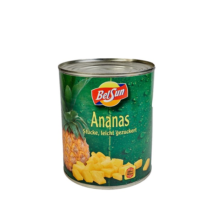 KOMPOT ANANAS KOCKE 820g BELSUN VM2