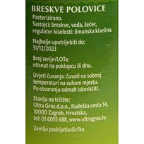 KOMPOT BRESKVE POLOVICE 820g ULTRA