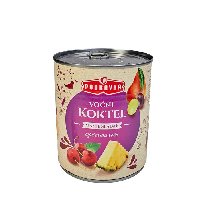 KOMPOT VOĆNI KOKTEL 800g PODRAVKA