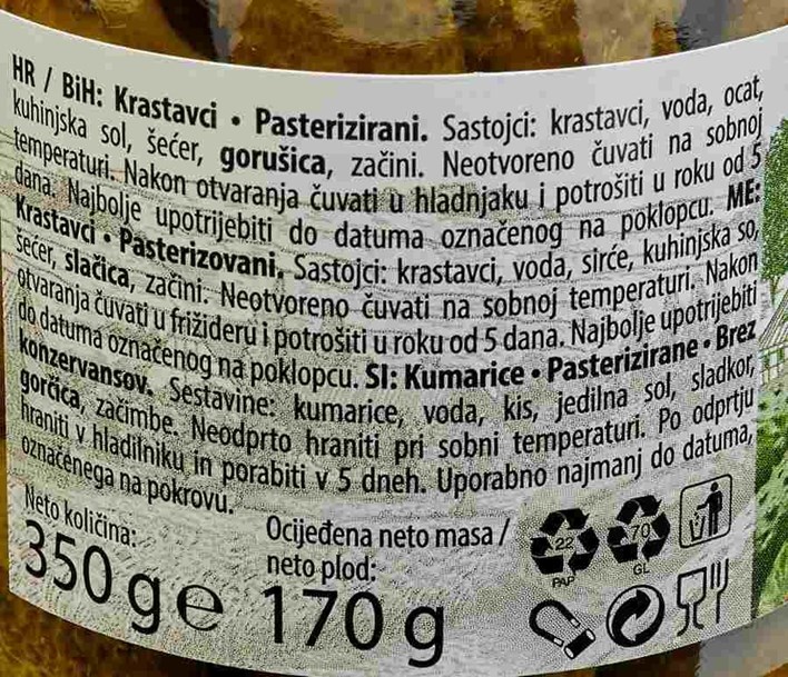 KRASTAVCI 350g ZVIJEZDA