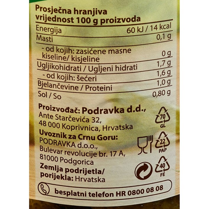 KRASTAVCI 670g PODRAVKA