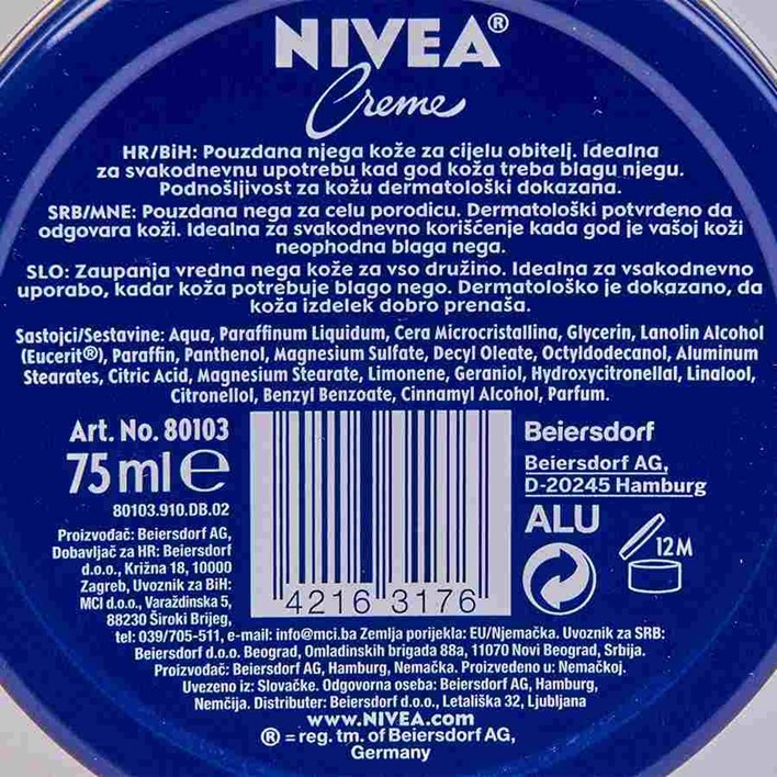 KREMA NIVEA 75ml ALCA