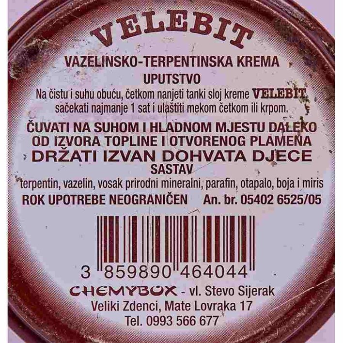 KREMA ZA CIPELE SMEĐA 50ml CHEMYBOX