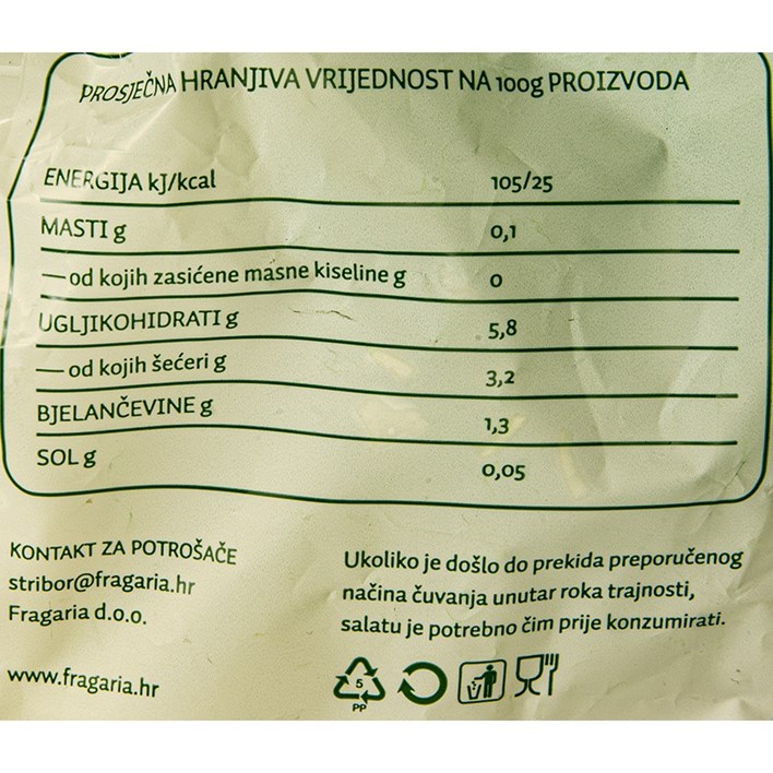 KUPUS BIJELI 250g FRAGARIA