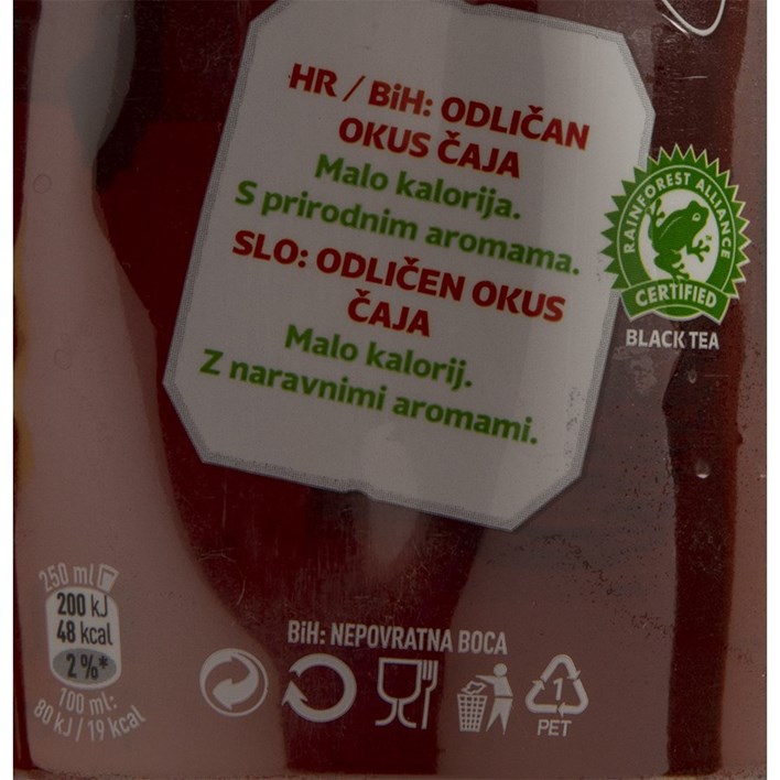 LEDENI ČAJ FUZETEA CRNI OKUS BRESKVE I HIBISKUSA 1,5l COCA COLA