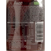 LEDENI ČAJ FUZETEA CRNI OKUS BRESKVE I HIBISKUSA 1,5l COCA COLA