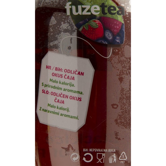 LEDENI ČAJ FUZETEA CRNI OKUS ŠUMSKOG VOĆA 1,5l COCA COLA