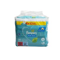 MARAMICE VLAŽNE PAMPERS FRESH CLEAN 4X52kom ORBICO