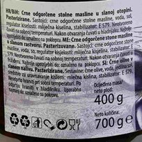 MASLINE CRNE ODGORČENE 700g ZVIJEZDA