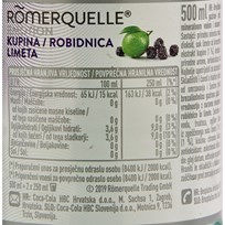 VODA MINERALNA ROMERQUELLE KUPINA I LIMETA 0,5l COCA COLA