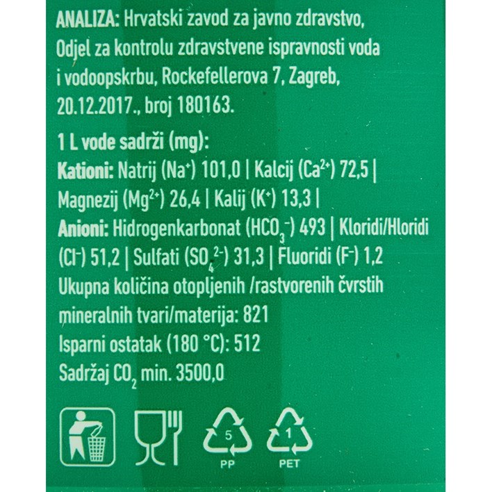 VODA MINERALNA STUDENAC 1,5l PVC