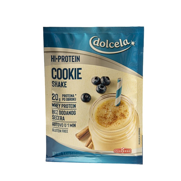 MJEŠAVINA DOLCELA HI PROTEIN COOKIE SHAKE 40g PODRAVKA