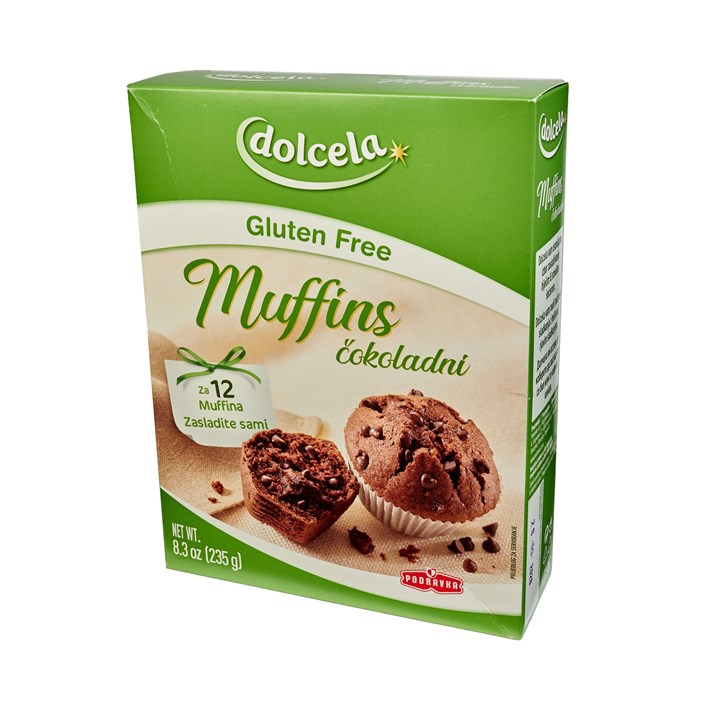 MJEŠAVINA ZA MUFFINS ČOKOLADNI 235g GLUTEN FREE PODRAVKA