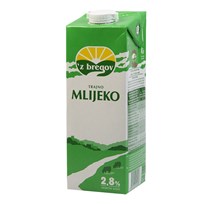 MLIJEKO TRAJNO 2,8%mm ČEP TETRA EDGE 1l VINDIJA