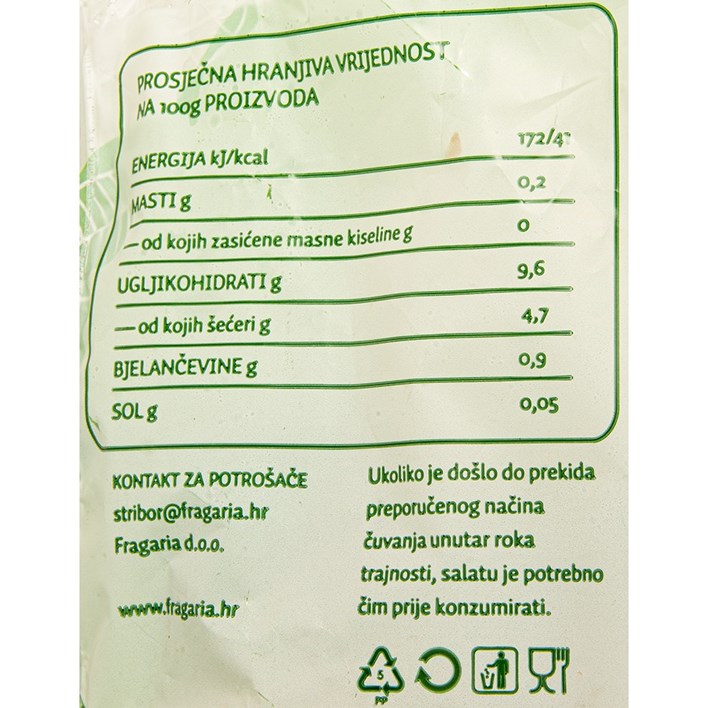 MRKVA SVJEŽA 200g FRAGARIA