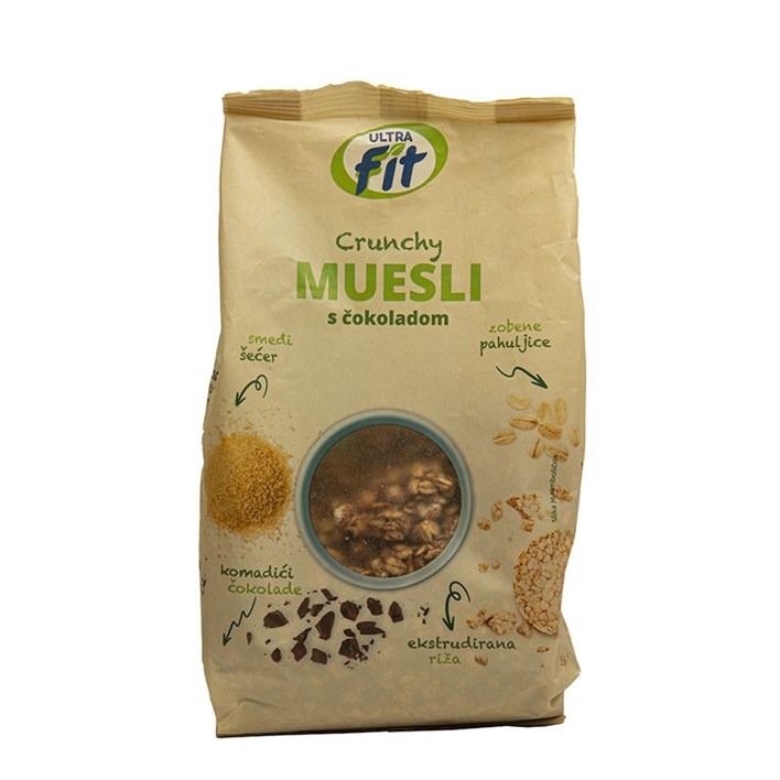 MUESLI FIT HRSKAVI ČOKOLADA 250g ULTRA