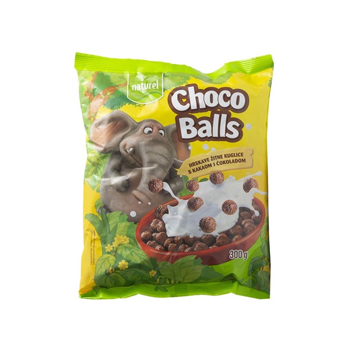 MUESLI NATUREL CHOCO BALLS 300g AWT