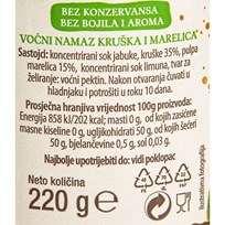 NAMAZ VOĆNI KRUŠKA MARELICA 220g PODRAVKA