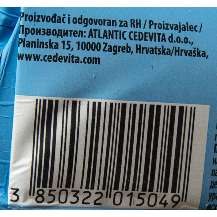 NAPITAK CEDEVITA BAZGA LIMUN 900g ATLANTIC