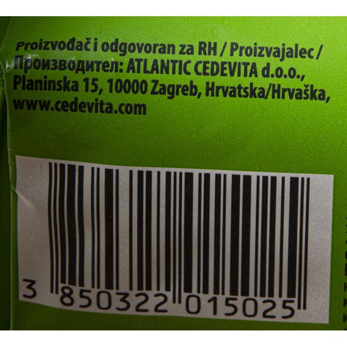 NAPITAK CEDEVITA LIMETA 900g ATLANTIC