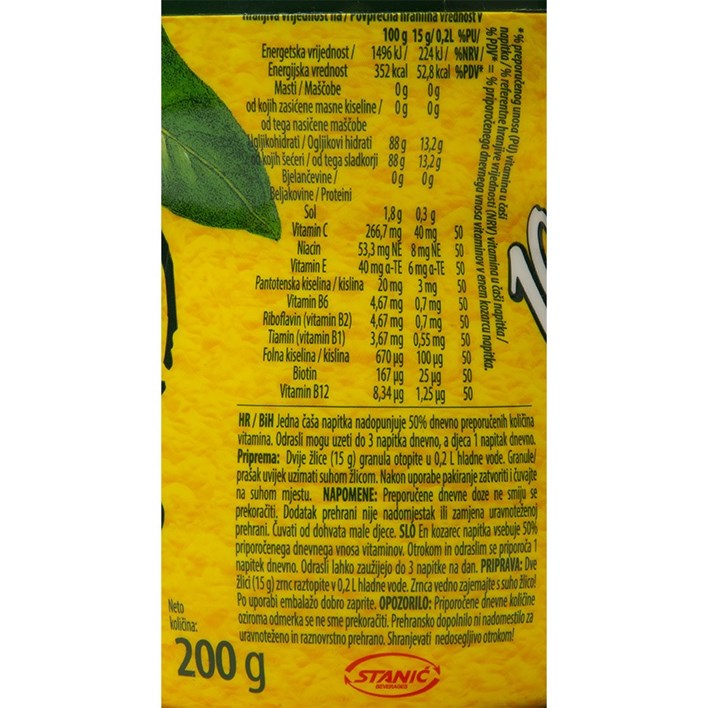 NAPITAK JUICY VITA 200g LIMUN JAMNICA