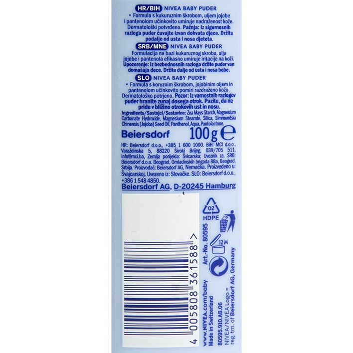 NIVEA PUDER ZA DJECU 100G