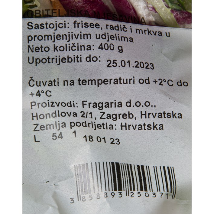 OBITELJSKA MJEŠAVINA 400g FRAGARIA