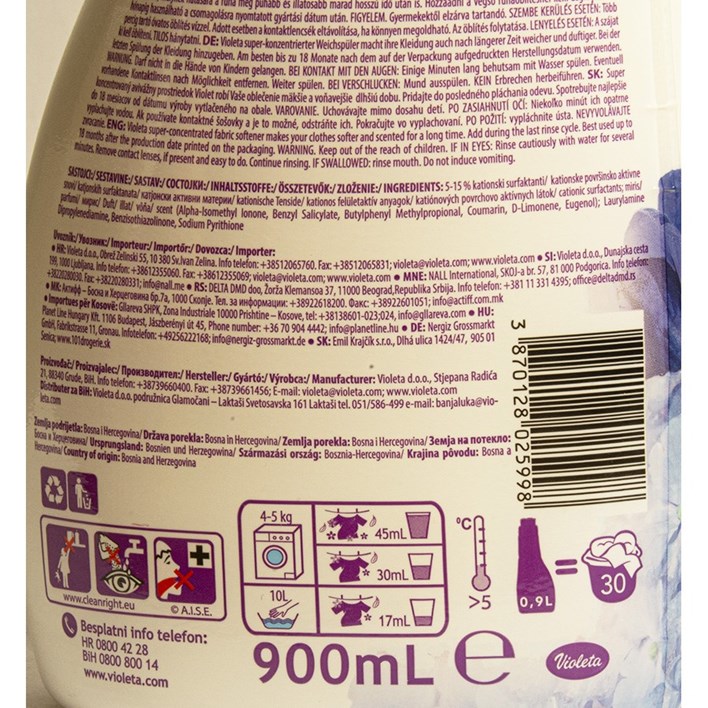 OMEKŠIVAČ VIOLETA LAGOON 0,9l VIOLETA