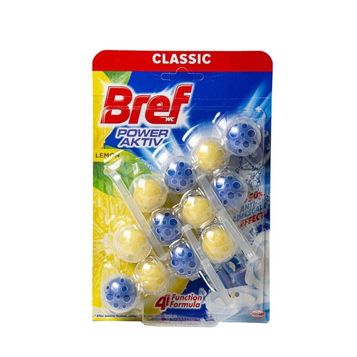 OSVJEŽIVAČ BREF POWER AKTIV TRIO LEMON 3X50g CALCAR