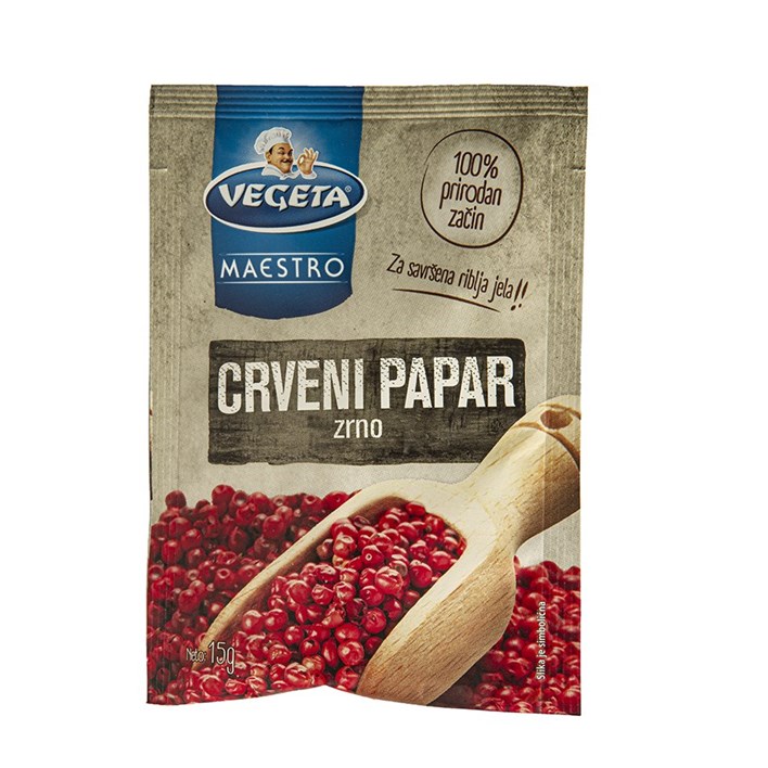 PAPAR CRVENI ZRNO VEGETA 15g PODRAVKA