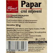 PAPAR MLJEVENI 10g FRANCK