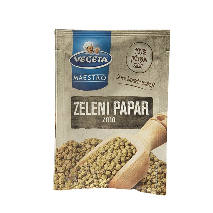 PAPAR ZELENI VEGETA ZRNO 20g PODRAVKA