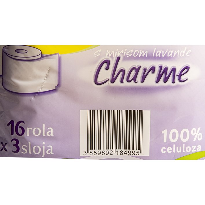 PAPIR TOALETNI CHARME 16kom TROSLOJNI ULTRA