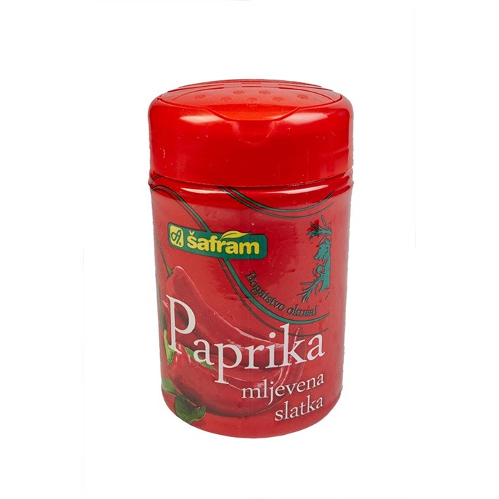 PAPRIKA MLJEVENA SLATKA 100g PVC ŠAFRAM