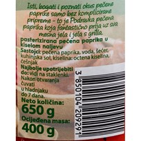 PAPRIKA PEČENA 650g PODRAVKA