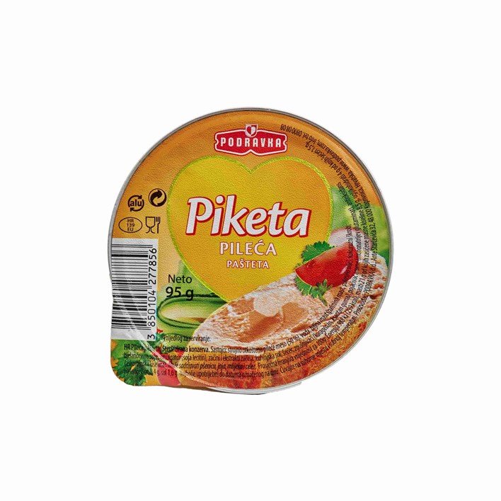 PAŠTETA PIKETA PILEĆA 95g PODRAVKA