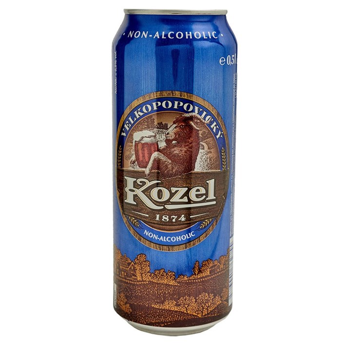 PIVO KOZEL BEZ ALKOHOLA 0,5l LIMENKA ATLANTIC