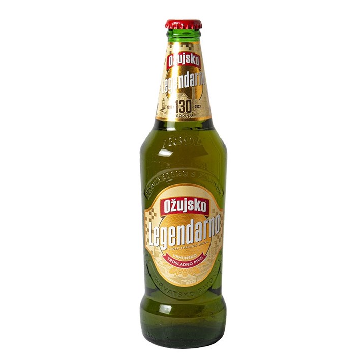 PIVO OŽUJSKO LEGENDARNO 0,5l POVRATNA AMBALAŽA ZAFREBAČKA PIVOVARA