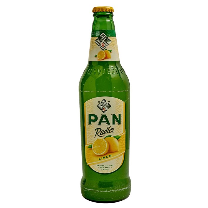 PIVO PAN RADLER LIMUN 0,5l POVRATNA AMBALAŽA CARLSBERG