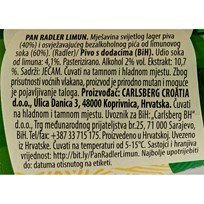 PIVO PAN RADLER LIMUN 0,5l POVRATNA AMBALAŽA CARLSBERG