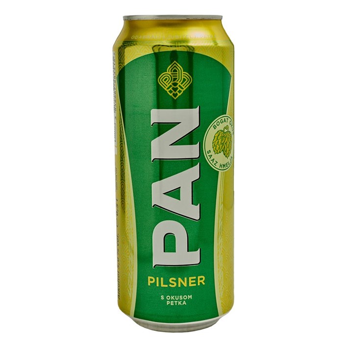 PIVO PAN PILSNER 0,5l LIMENKA CARLSBERG