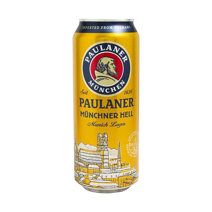 PIVO PAULANER MUNCHNER HELL 0,5l LIMENKA VRUTAK