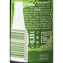 PIVO TUBORG 0,33L BOCA NEPOVRATNA