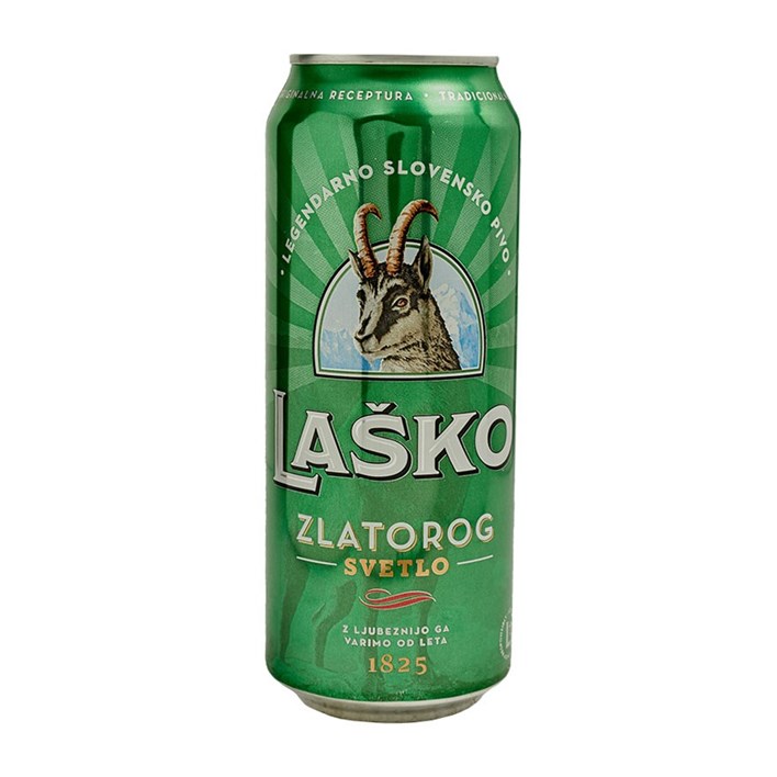 PIVO ZLATOROG LAŠKO 0,5l LIMENKA